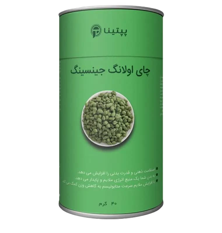 چای اولانگ جینیسینگ قوطی 40 گرمی پپتینا — تصویر ۲