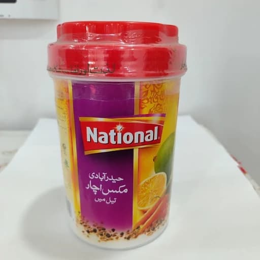 ترشی انبه مخلوط پاکستانی برند نشنال 1000 گرمی