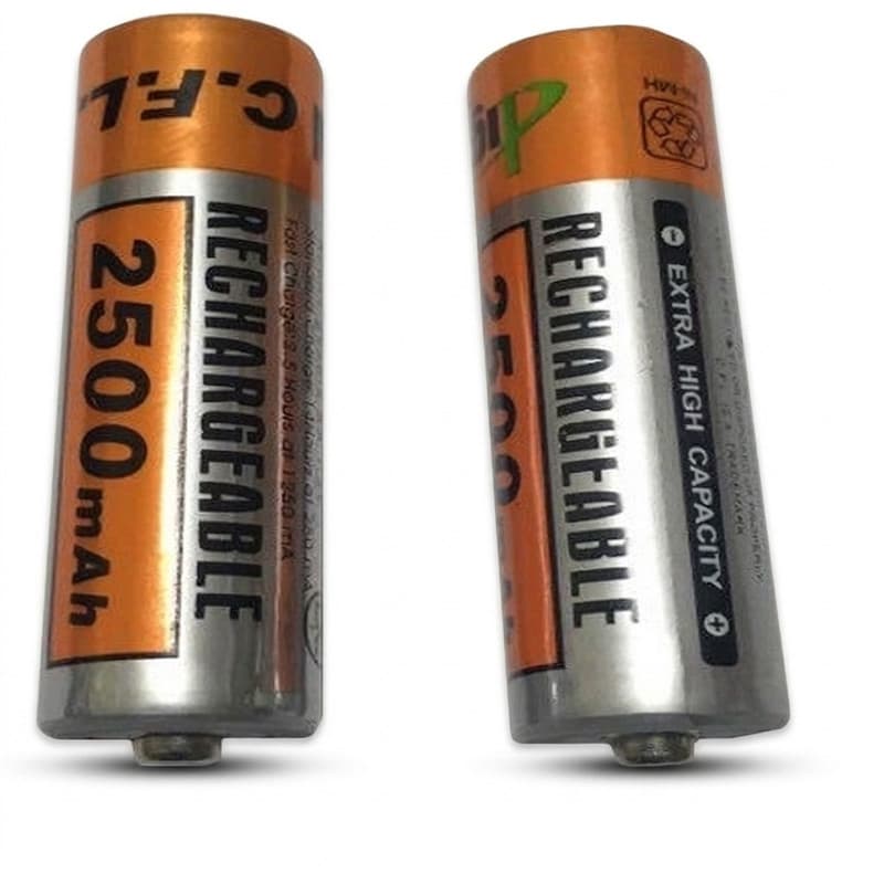 باتری قلمی قابل شارژ سی اف ال مدل 2500mAh AA بسته 2 عددی — تصویر ۵