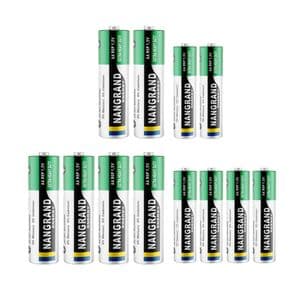 باتری قلمی و نیم قلمی نانگرند مدل extra heavy duty بسته 12 عددی