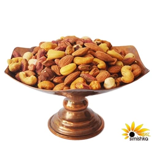 آجیل مخلوط چهار مغز بوداده1000گرمی سیمیشکا