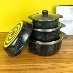 سرویس قابلمه گرانیتی 10 پارچه SPS — تصویر ۳