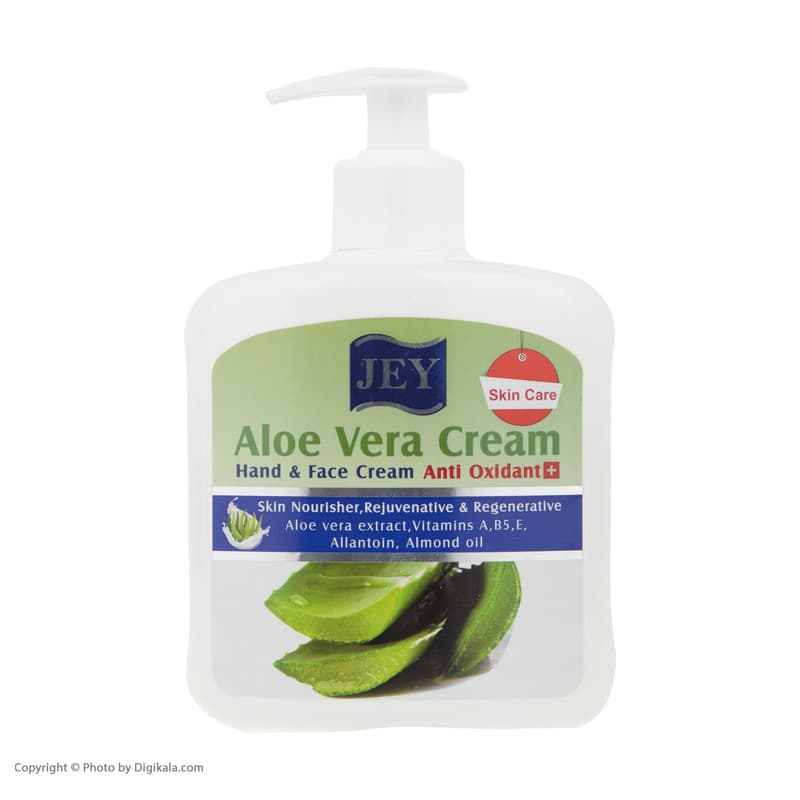 کرم مغذی و جوانساز دست و صورت جی مدل Anti Oxidant مناسب انواع پوست حجم 450 میلی‌لیتر — تصویر ۴