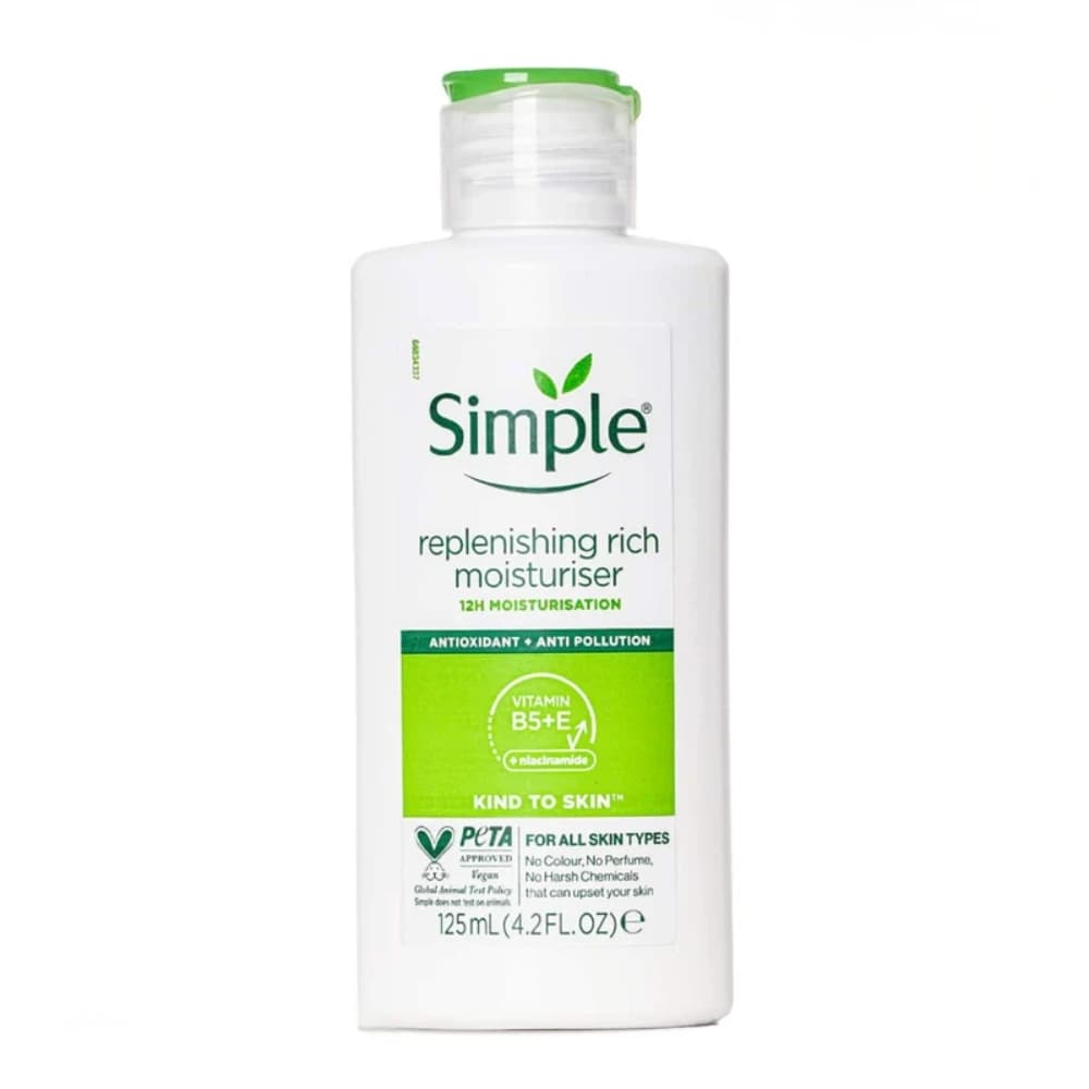 کرم آبرسان سیمپل مدل Skin Smoothing Actives حجم 125 میلیلیتر — تصویر ۳