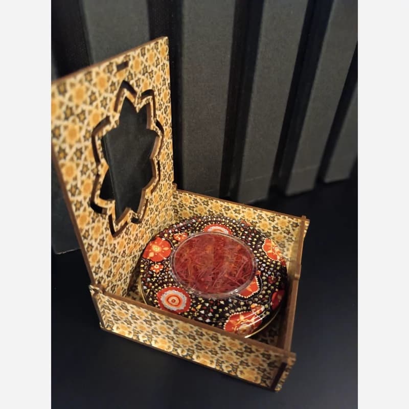 زعفران خاتم کادویی یک مثقالی — تصویر ۴