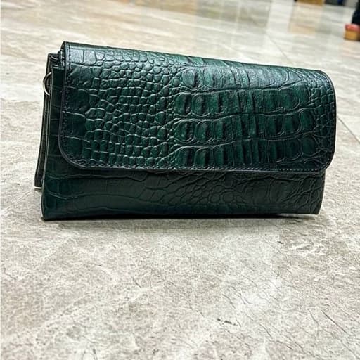 کیف زنانه چرم طبیعی طرح رئال چرم گواشیر