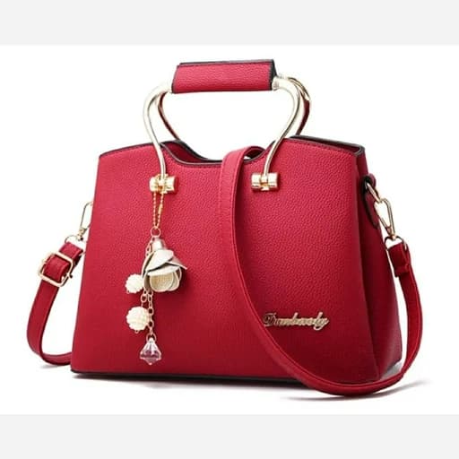 کیف قرمز زنانه چرم وارداتی