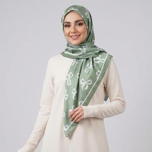 روسری زنانه طرح پاپیون کد ab455 — تصویر ۶
