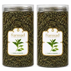 چای سبز ایرانی ممتاز سرمد - 200 گرم بسته 2 عددی