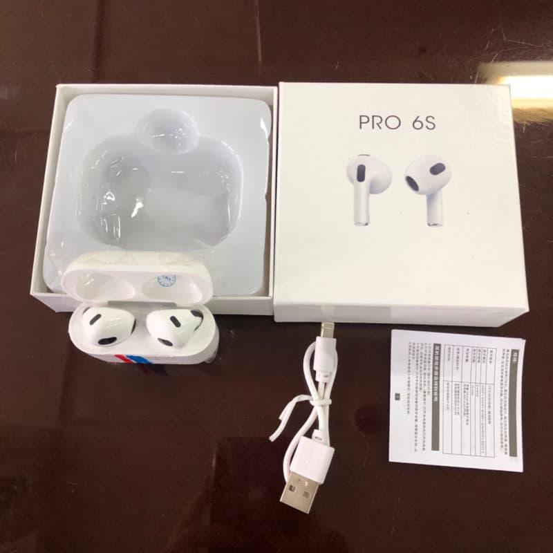 هدست بلوتوثی مدل AIRPODs pro 6 S 5050 — تصویر ۶