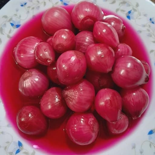 ترشی پیاز خونگی داخل ظرف(1،500)گرم