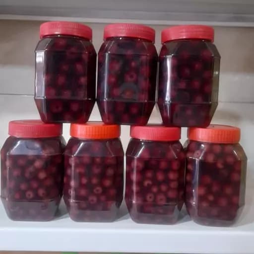 ترشی آلبالو خونگی داخل ظرف(850)گرم — تصویر ۲