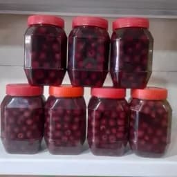 ترشی آلبالو خونگی داخل ظرف(850)گرم — تصویر ۳