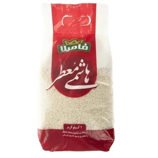 برنج طارم هاشمی فامیلا درجه یک وزن 1 کیلوگرم — تصویر ۲