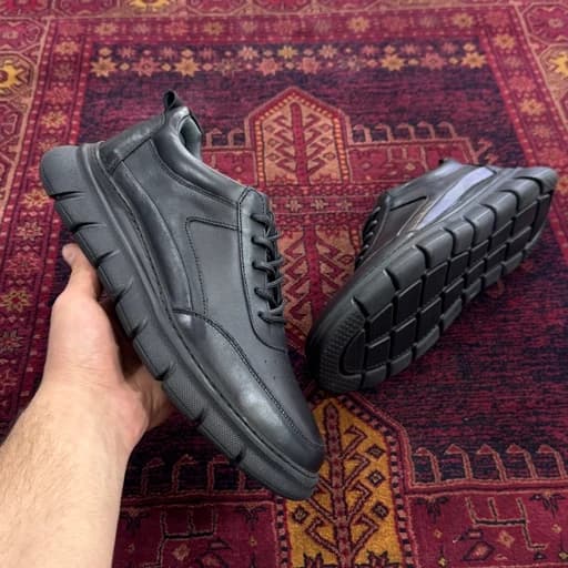 کفش مردانه تمام چرم مدل E1 برند بالنزا — تصویر ۲