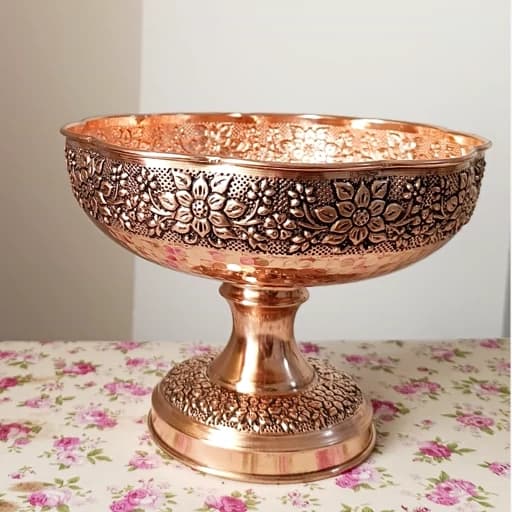 آجیل خوری مسی زنجان گلبرگ نانو ارسال رایگان