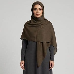روسری زنانه مدل نخی چهارفصل قواره بزرگ دور دوخت
