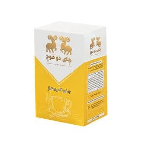 چای سیاه‌قلم دو قوچ - 400 گرم