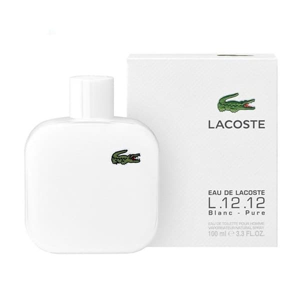 ادو تویلت مردانه لاگوست مدل L.12.12 Blanc - Pure حجم 100 میلی لیتر — تصویر ۴