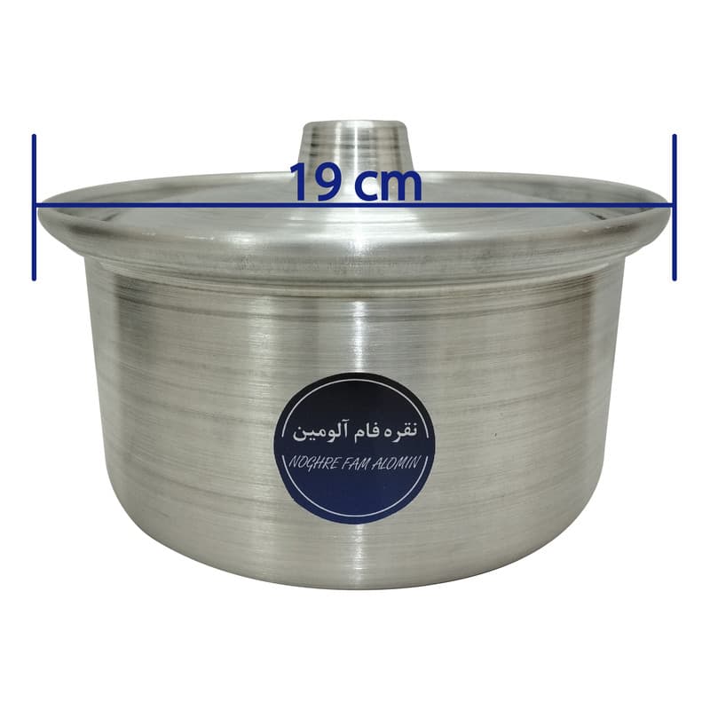 سرویس قابلمه 8 پارچه نقره فام آلومین مدل نوزادی کد LTK 4 — تصویر ۵