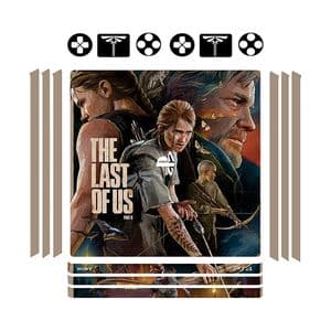 برچسب پلی استیشن 4 پرو توییجین وموییجین مدل last of us 02 مجموعه 16 عددی