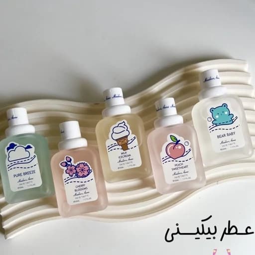 ادکلن بیکینی هلو شکوفه بستنی خوشبو کننده نقاط حساس بانوان و اقایان رایحه میوه ای پخش بو ماندگاری عطر بیکینی شیمانگ — تصویر ۴