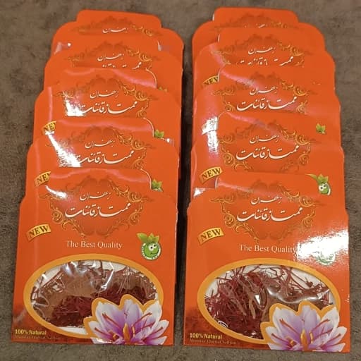 زعفران ممتاز قائنات یک گرمی(پک10عددی)