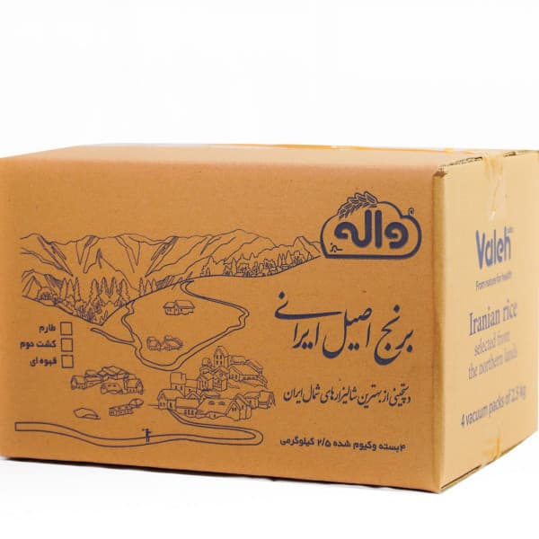 برنج طارم مازندران واله سبز - 1 کیلوگرم — تصویر ۲