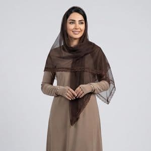 مینی اسکارف زنانه مدل تور دانتل گیپوری کد ۰۰۱۲۴