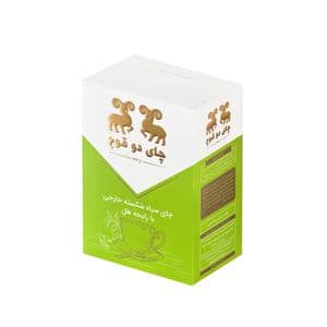 چای سیاه خارجی شکسته دو قوچ با رایحه هل - 450گرم