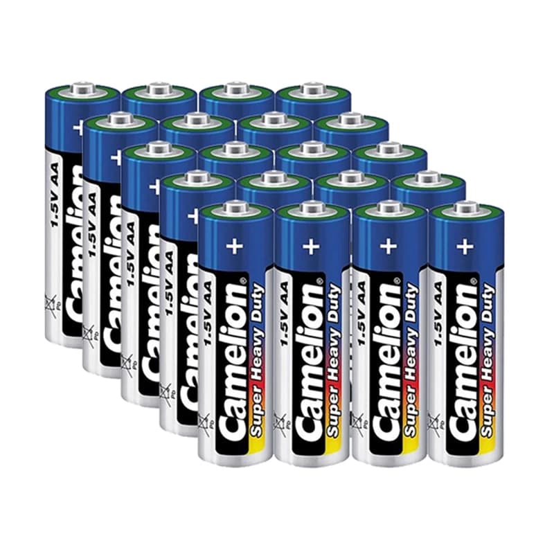 باتری قلمی و نیم قلمی کملیون مدل Super Heavy Duty بسته 40 عددی — تصویر ۷