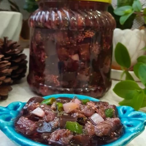 ترشی بادمجان معطریک کیلویی گیلان.رشت