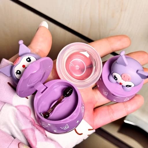 ژله لب بالم لب پودینگ توت فرنگی فانتزی کیوت پینترستی کرومی خوشبو خوشمزه آبرسان لبها روشن کننده مرطوب کننده همراه بیلبیلک — تصویر ۳