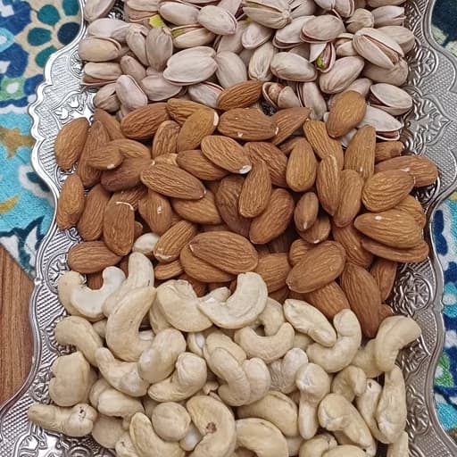 آجیل 3 مغز خام بسته نیم کیلویی — تصویر ۲