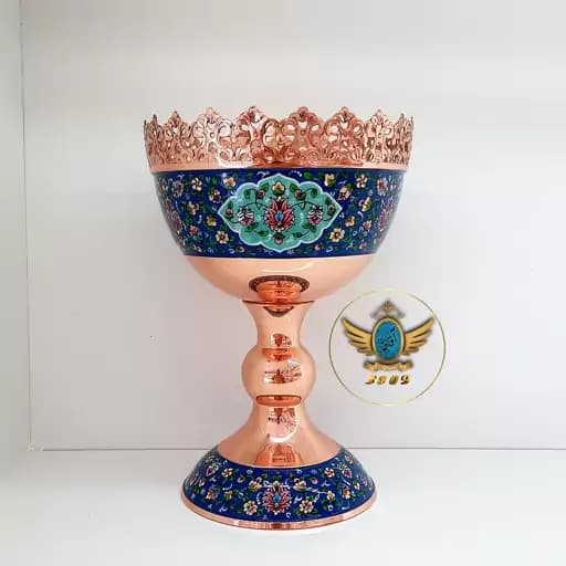آجیل خوری 25(ارتفاع30)مس و پرداز برند آقاجانی