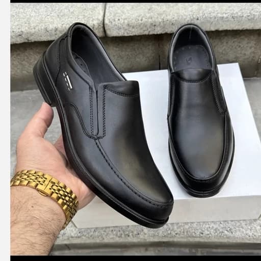 کفش مردانه چرم طبیعی طبی رسمی کشی مجلسی