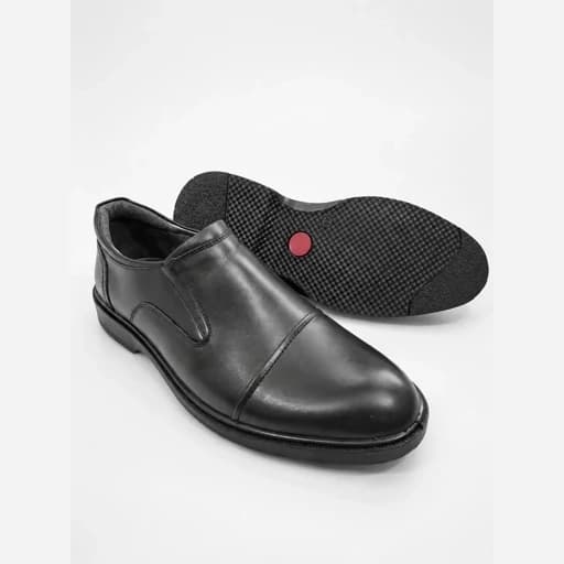 کفش مردانه طبی تمام چرم تبریز کد708ارسال رایگان — تصویر ۲