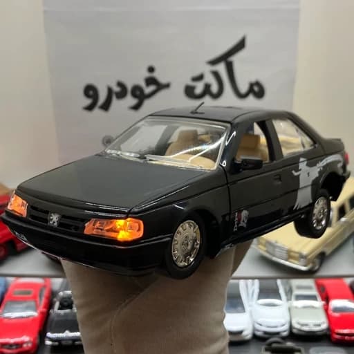 اسباب بازی ماکت پژو 405 شوتی چراغدار