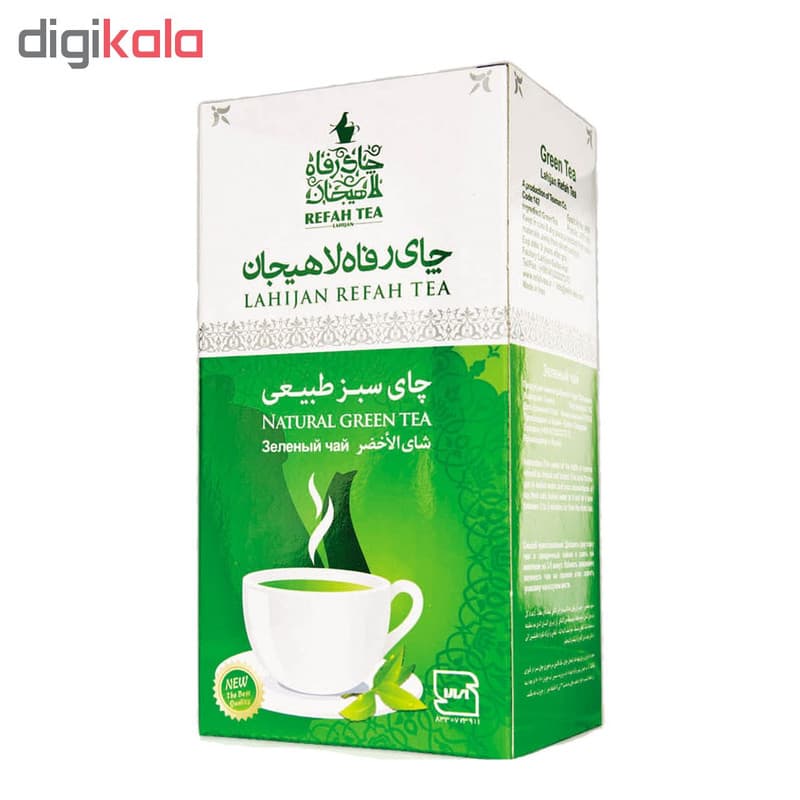 چای سبز رفاه لاهیجان مقدار 210 گرم — تصویر ۲