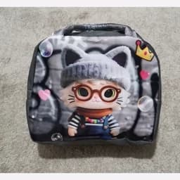 کیف ظرف غذا و لانچ باکس طرح خرگوش و خرس و دختر گربه ای — تصویر ۳