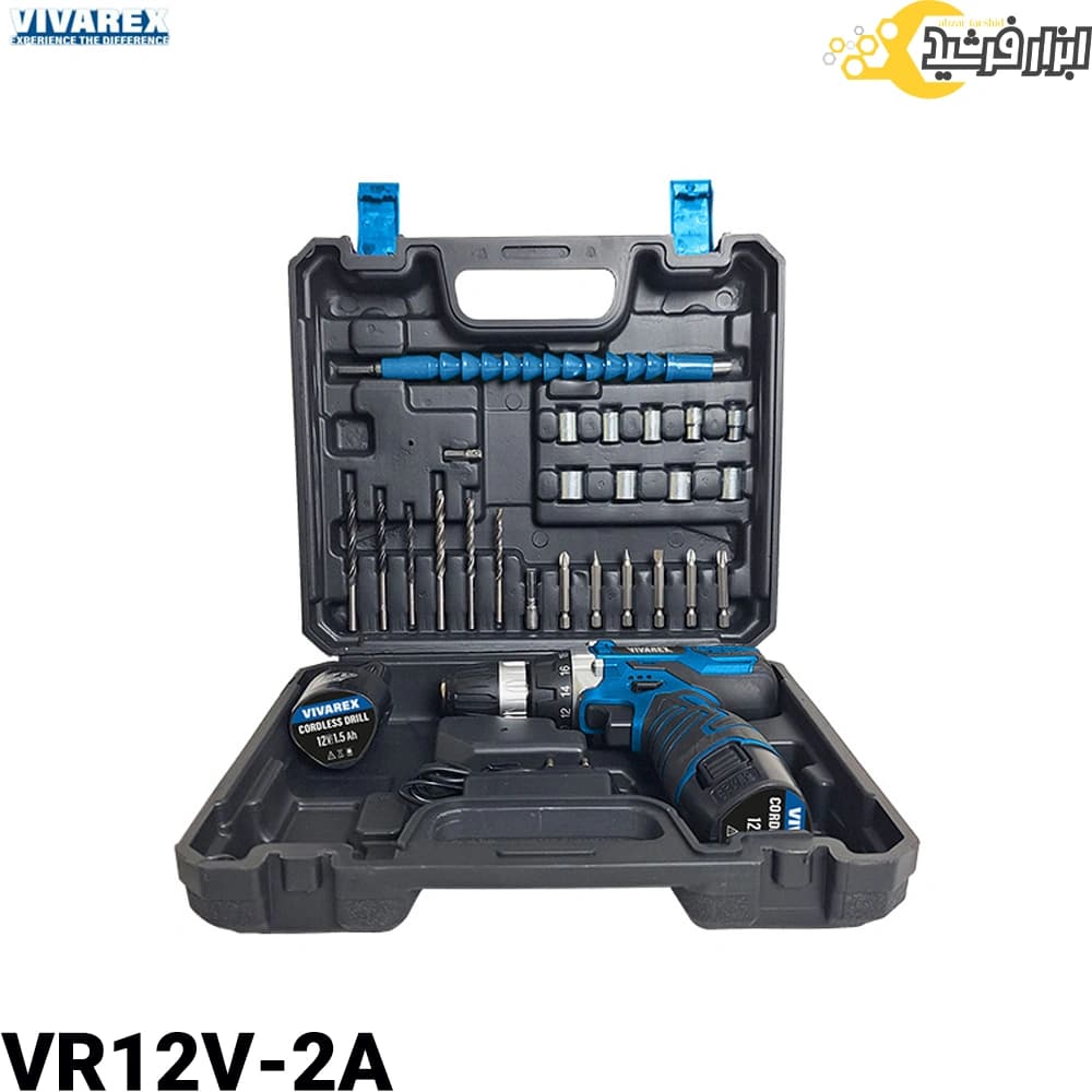 مجموعه 28 عددی پیچ گوشتی شارژی ویوارکس کد VR12V-2A — تصویر ۱۲