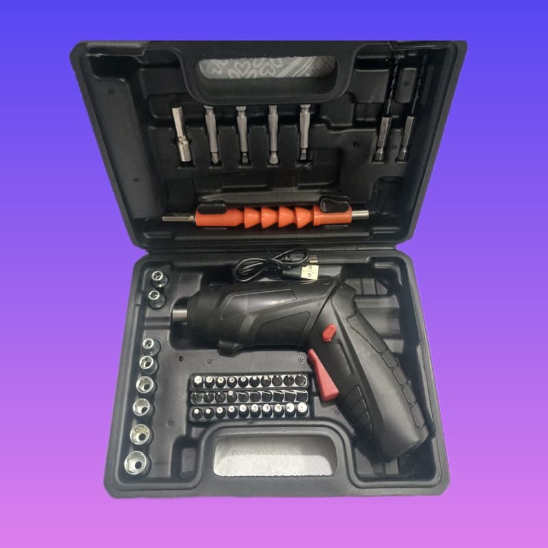 پیچ گوشتی شارژی مدل Jv880_p مجموعه 46 عددی — تصویر ۴