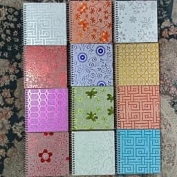 دفترچه یادداشت جلد سخت اکلیلی 100برگ دفتر چه — تصویر ۳