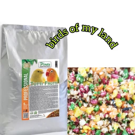 غذای تخم مرغی نرم پنیتا حاوی انواع میوه 100گرم Tutti Frutti — تصویر ۲
