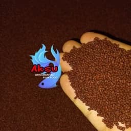 غذای ماهی رنگ دوپینگی گوشتخوار و گیاه خوار 100 گرمی زیرابی در انواع سایز درخواستی — تصویر ۳