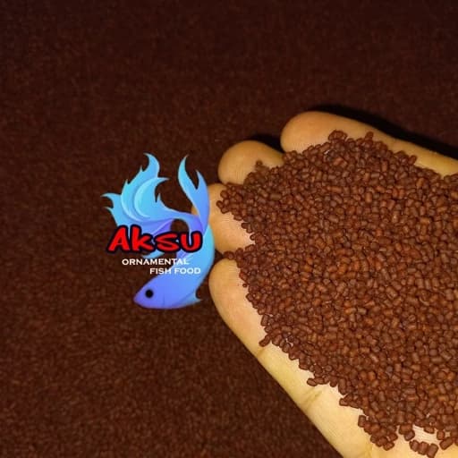 غذای ماهی رنگ دوپینگی گوشتخوار و گیاه خوار 50 گرمی زیرابی در انواع سایز درخواستی — تصویر ۴