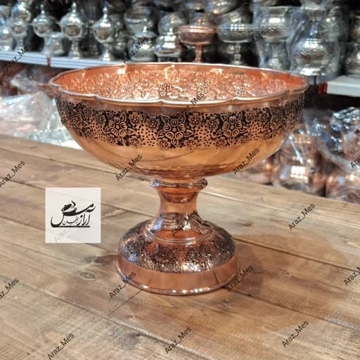 آجیل خوری رزگل مسی نانو طرح ریزگل رز گل گلبرگ زنجان