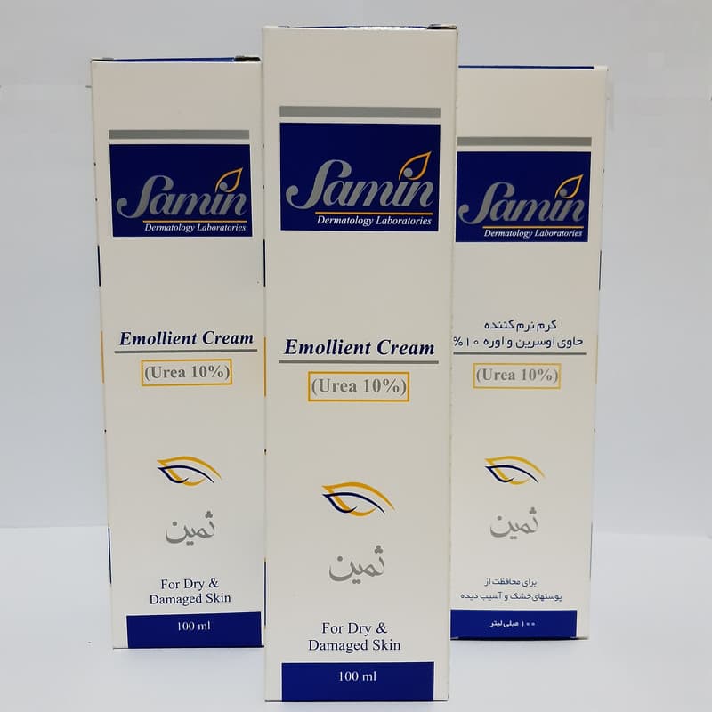 کرم نرم کننده ثمین مدل اوسرین و اوره 10 درصد حجم 100 میلی لیتر بسته 3 عددی — تصویر ۳