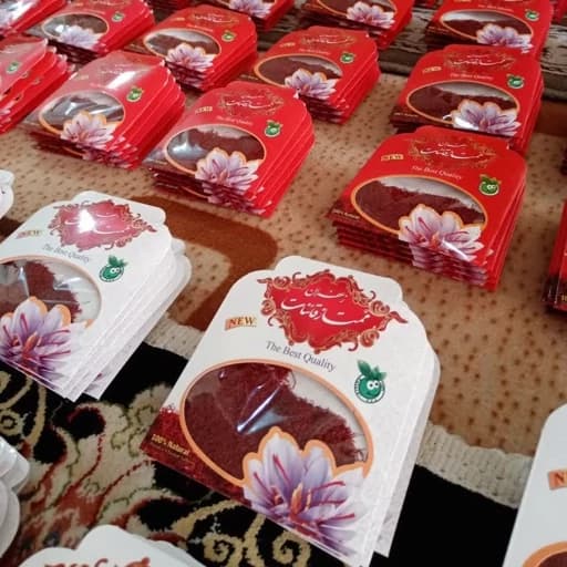 زعفران سرگل معمولی یک مثقالی 50عددی(کلی)