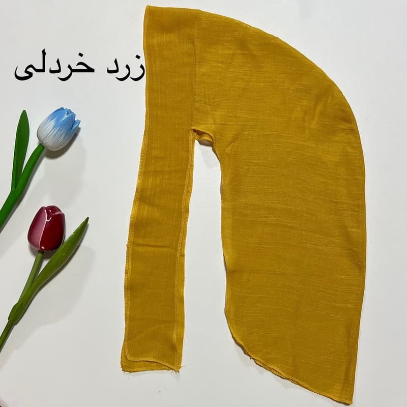 دستمال سر زنانه مدل دورگ لاکچری کد FA — تصویر ۶